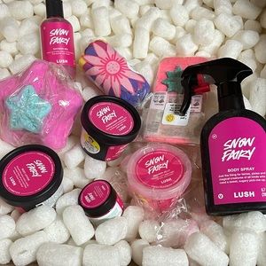 LUSH Snow Fairy Bundle Lot 9 Products